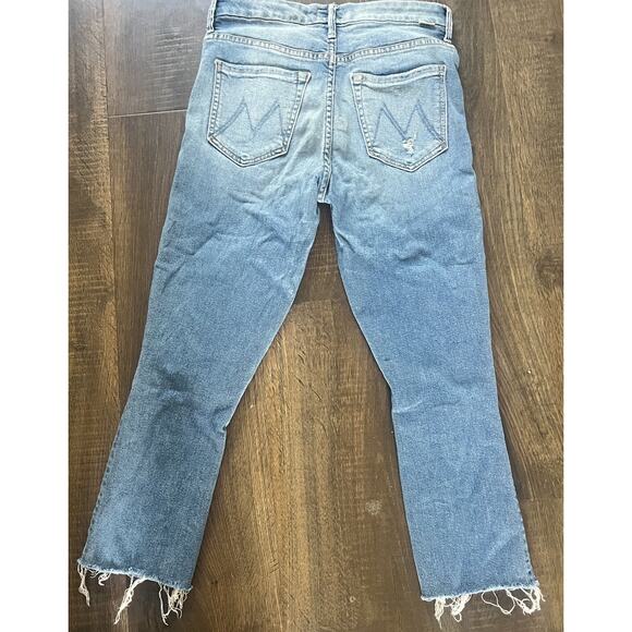 MOTHER HIGH WAISTED LOOKER ANKLE FRAY 26 - Picture 2 of 7